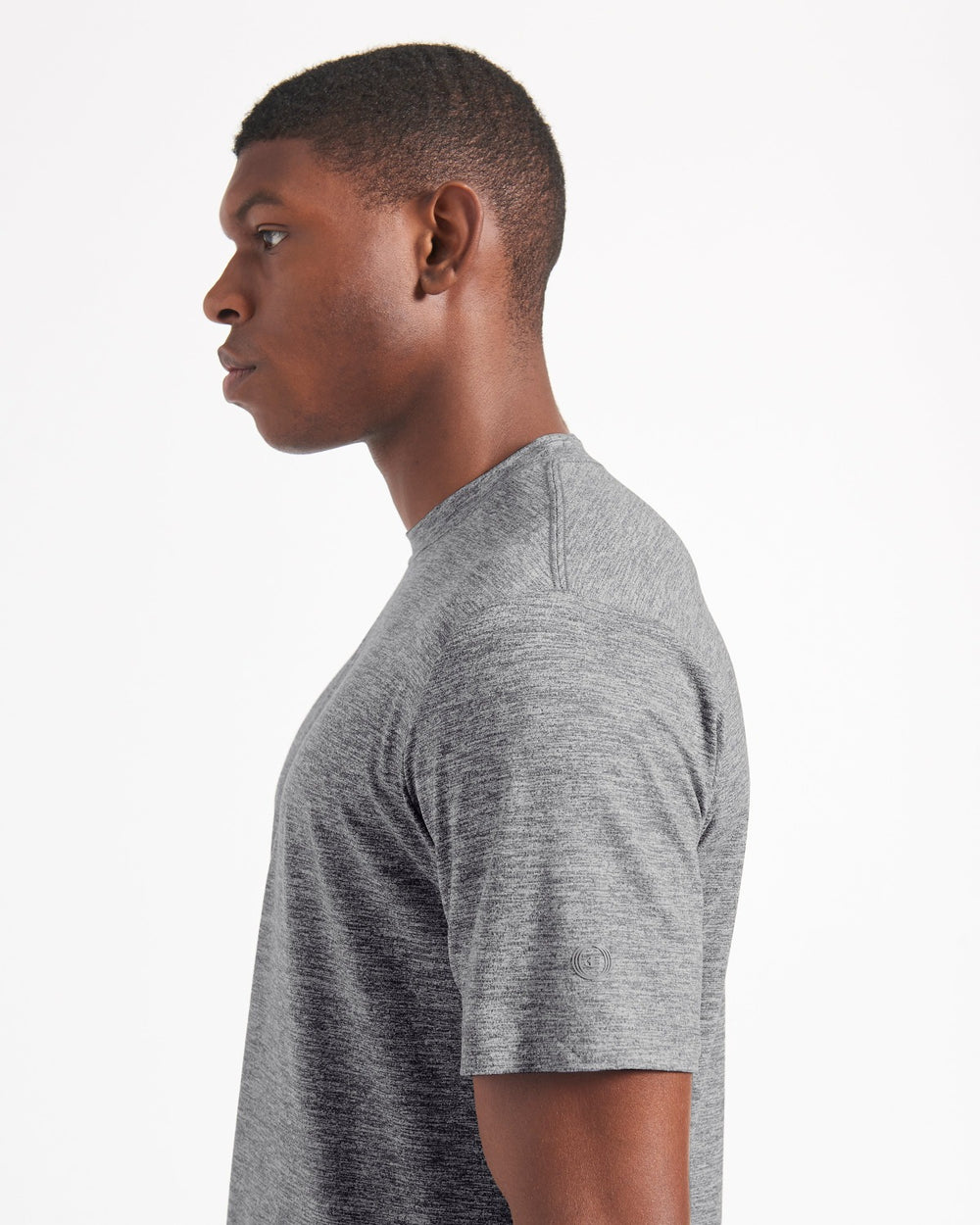 T-Shirt Ben Sherman Performance Stretch Marl Grise | RIZ-32999776